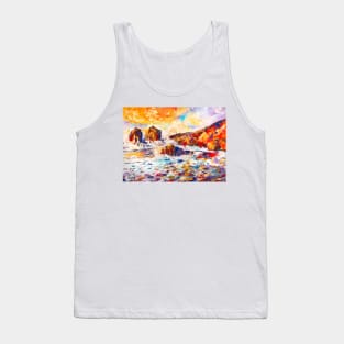 Mediterranean Seascape Tank Top